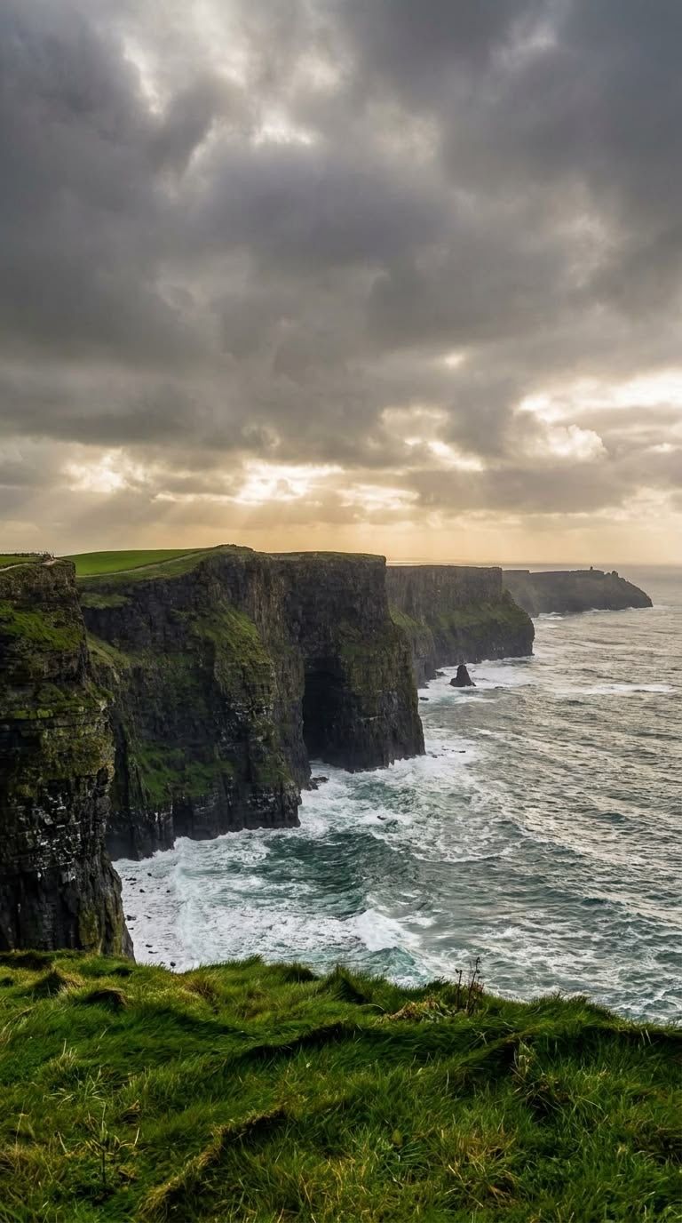 The Irish coast